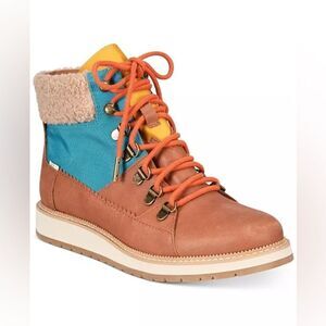 Tom’s Mesa Waterproof Urban Leather Boots Size 10